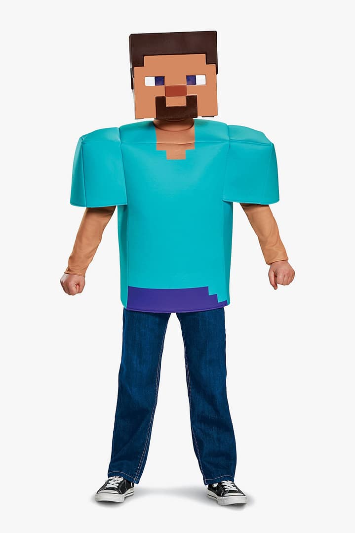 Minecraft Steve costume for kids