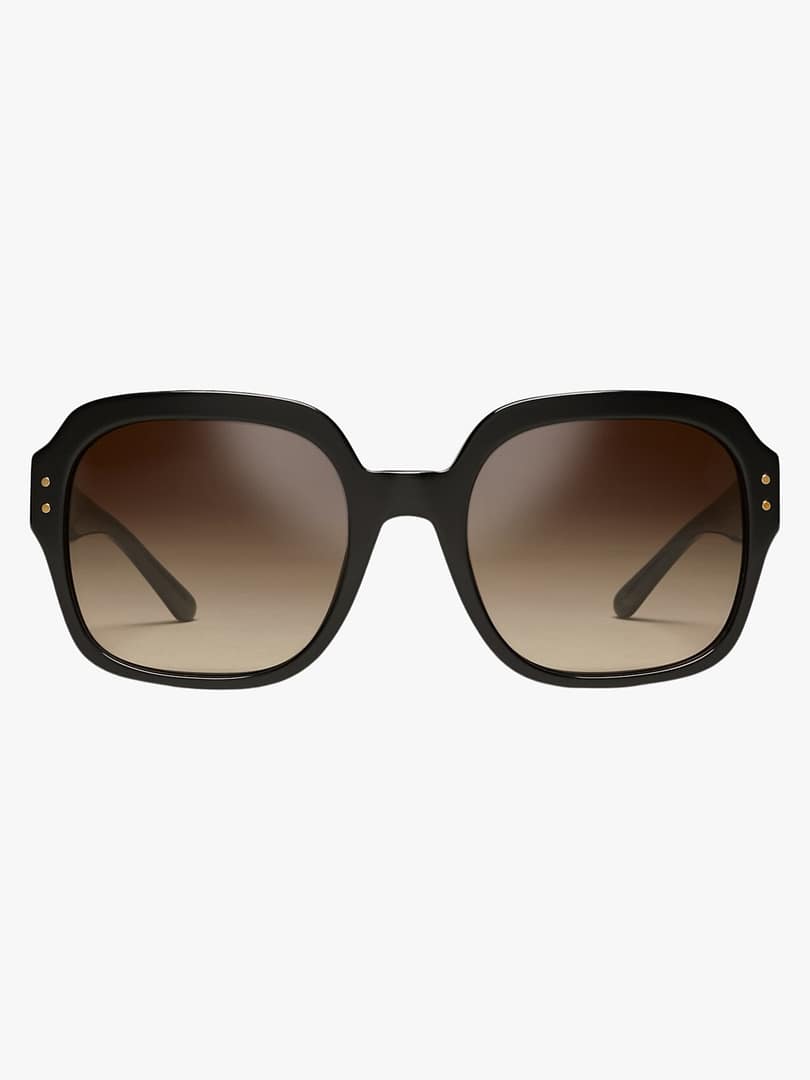 Tory Burch TY7143U Oversized Square Logo Sunglasses