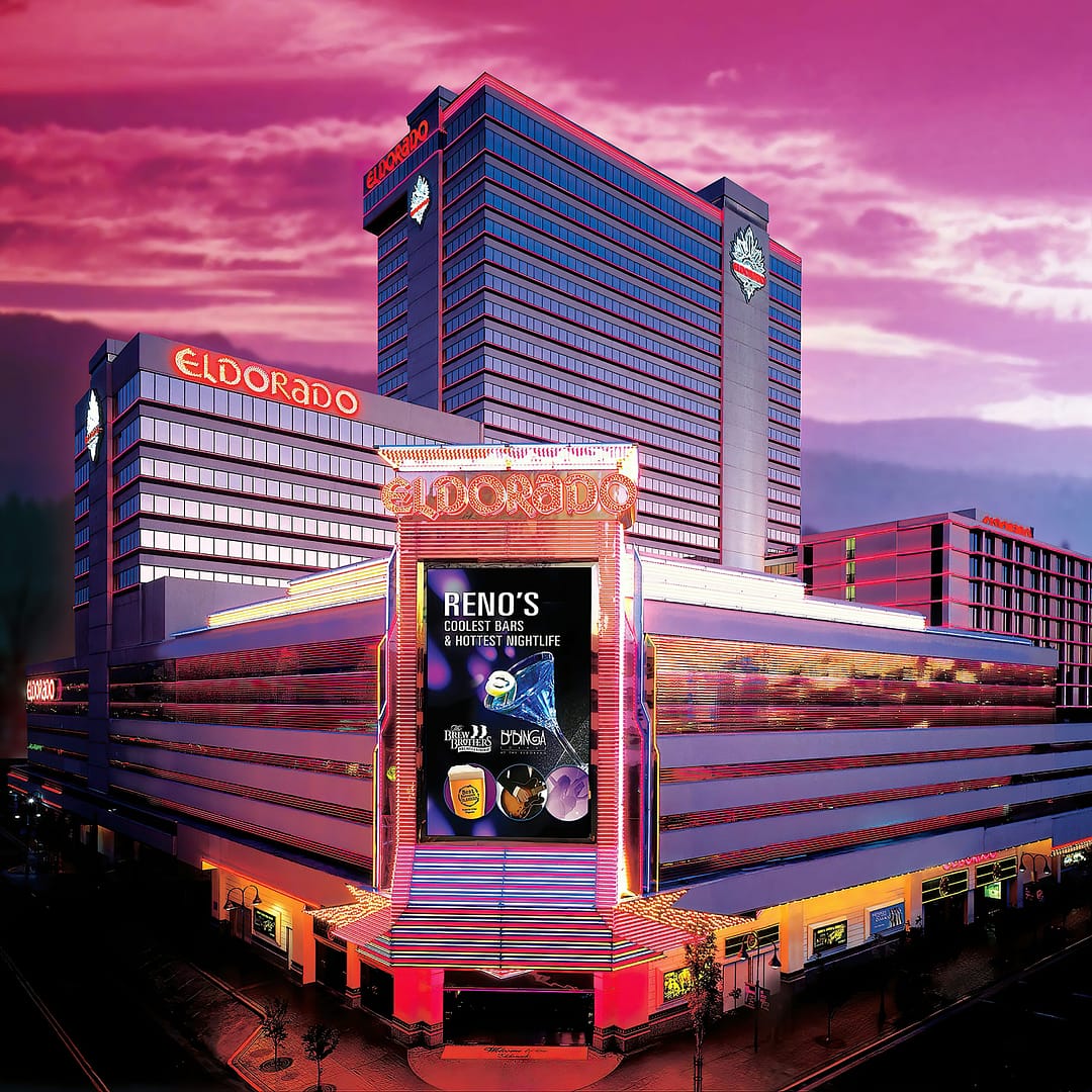 Building view of Eldorado Resort Casino at THE ROW