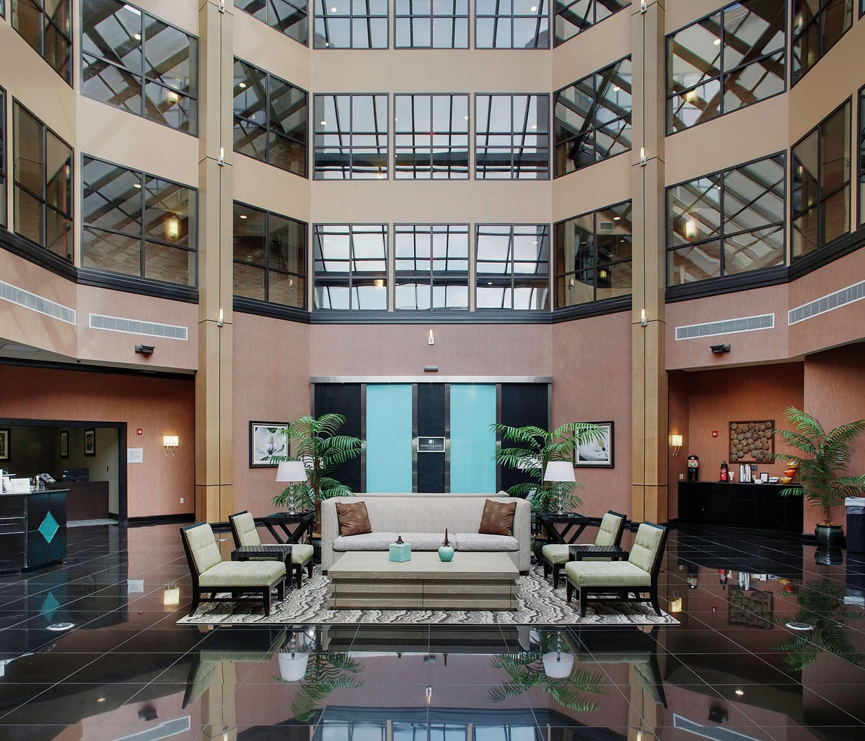 Lobby view of DoubleTree Suites by Hilton Hotel Bentonville