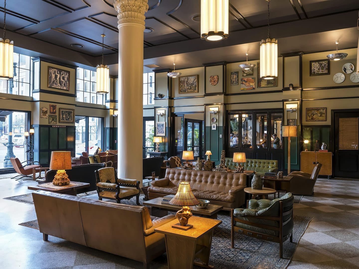 Lounge view of Ace Hotel New Orleans