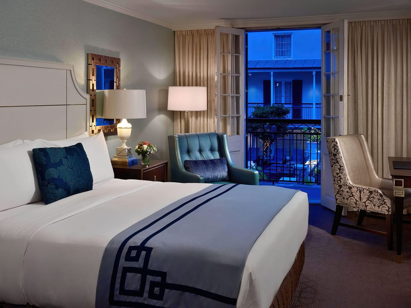 Bedroom view of The Royal Sonesta New Orleans