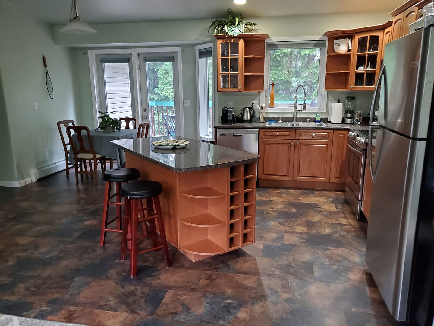 Kitchen view of Pearson’s Pond Luxury Suites and Vacation Rentals