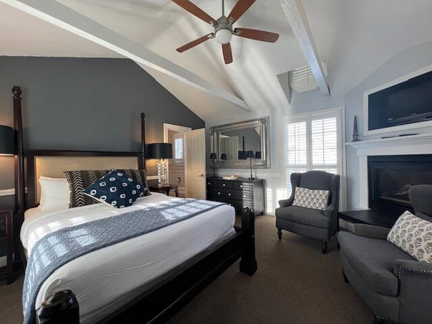 Bedroom view of The Ellery Hotel
