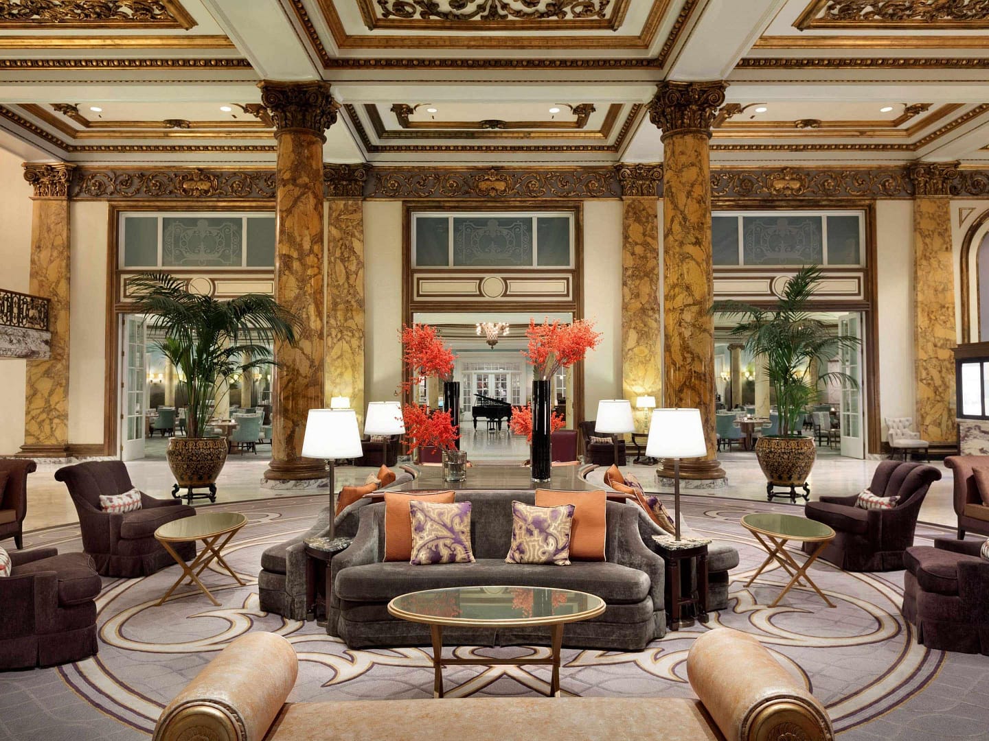 Lobby view of Fairmont San Francisco