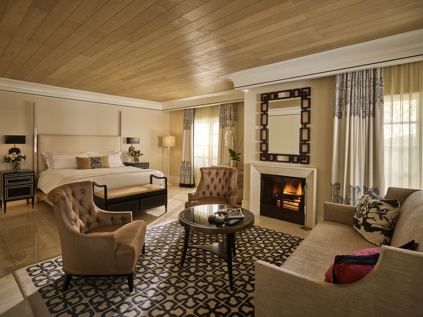 Bedroom view of Hotel Bel-Air