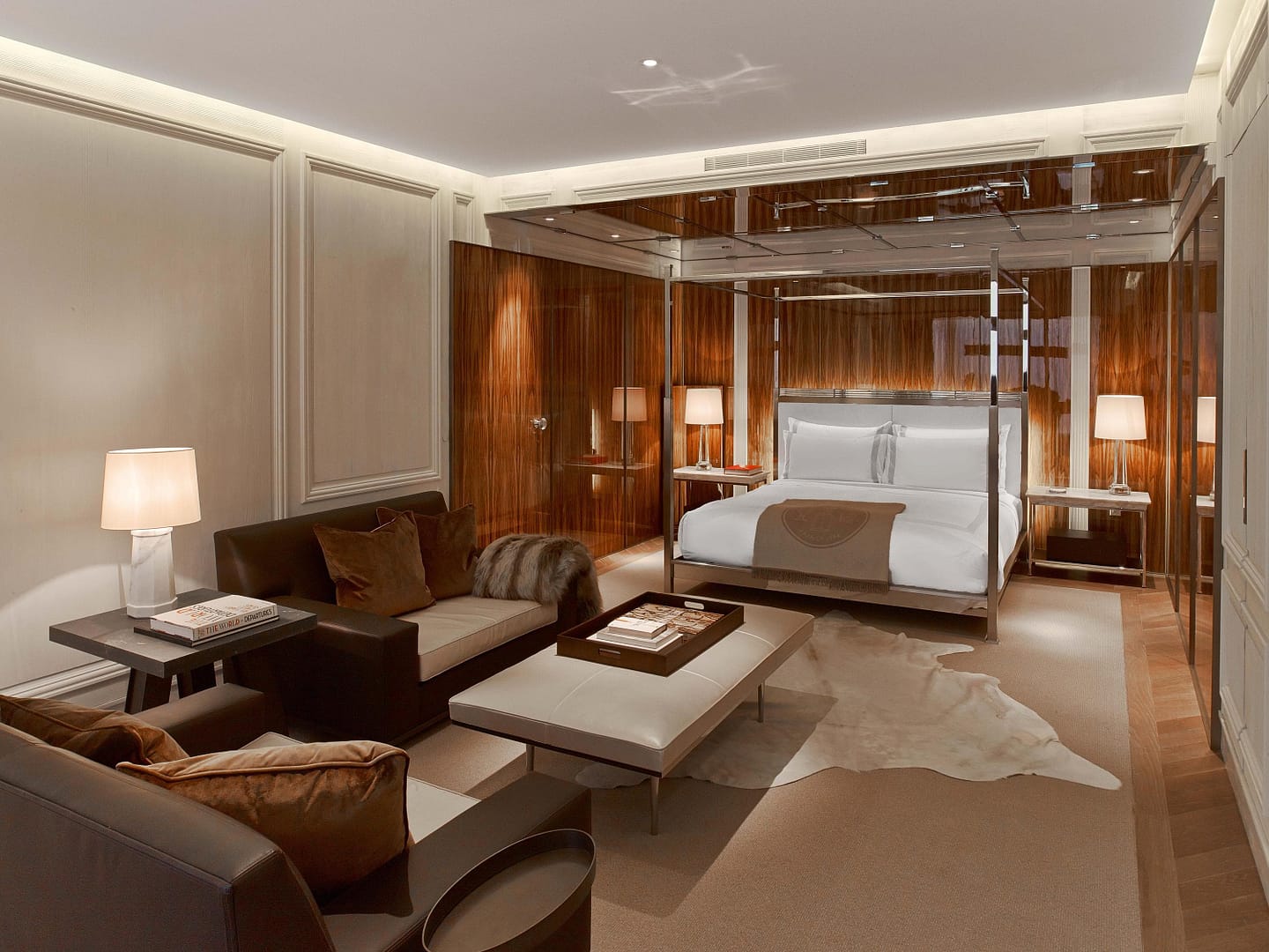 Bedroom view of Baccarat Hotel & Residences New York
