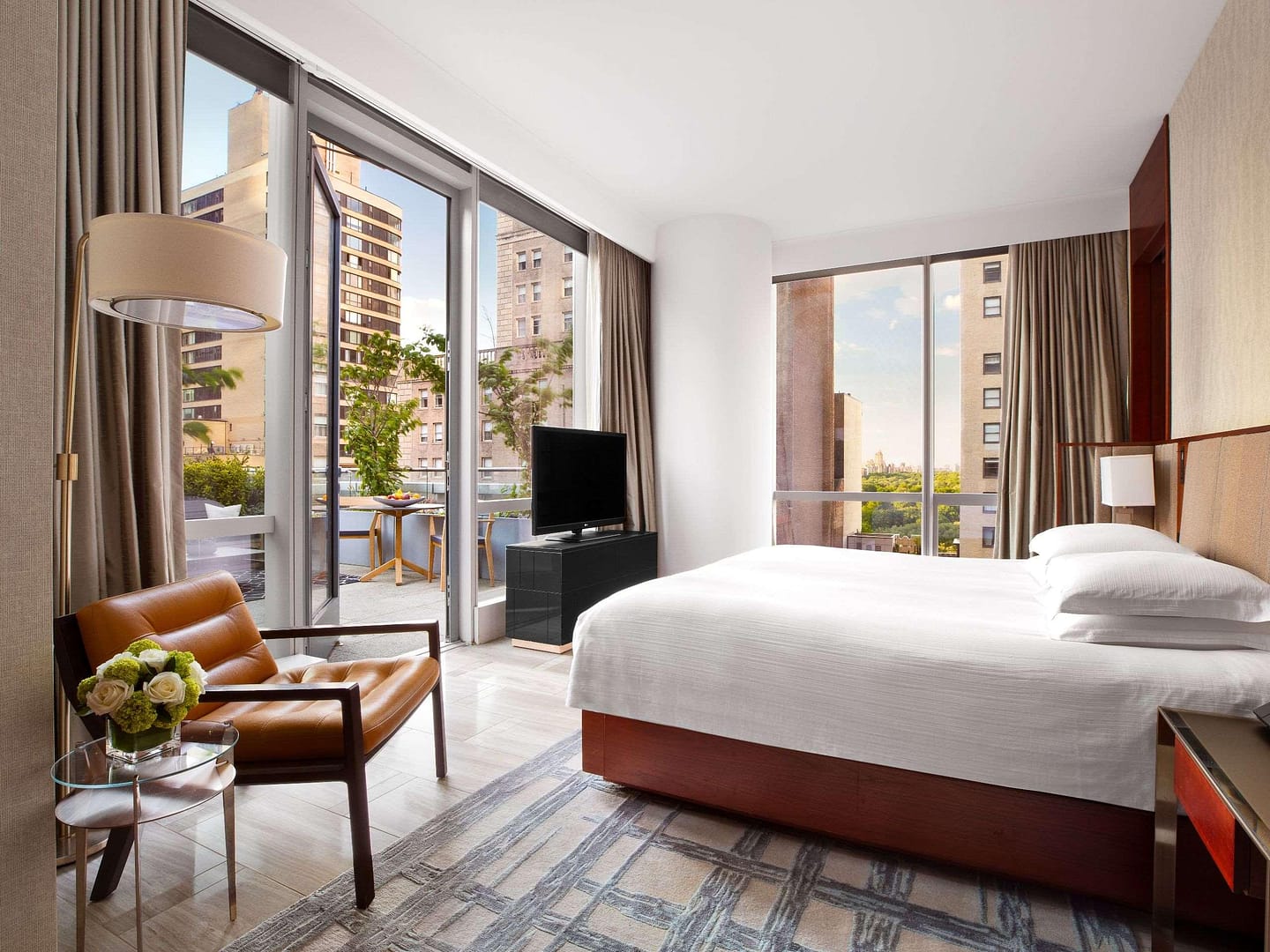 Bedroom view of Park Hyatt New York