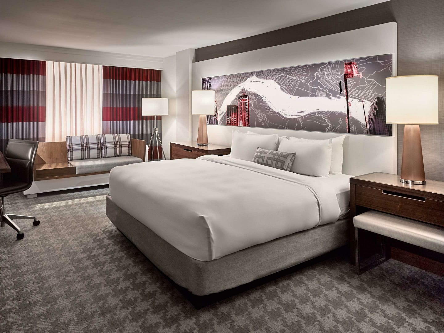 Bedroom view of Sonesta Philadelphia Rittenhouse Square