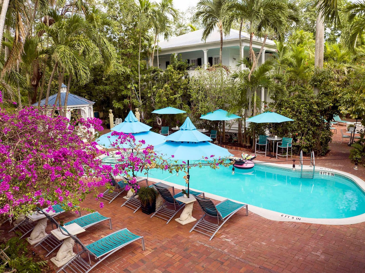 Pool view at The Gardens Hotel
