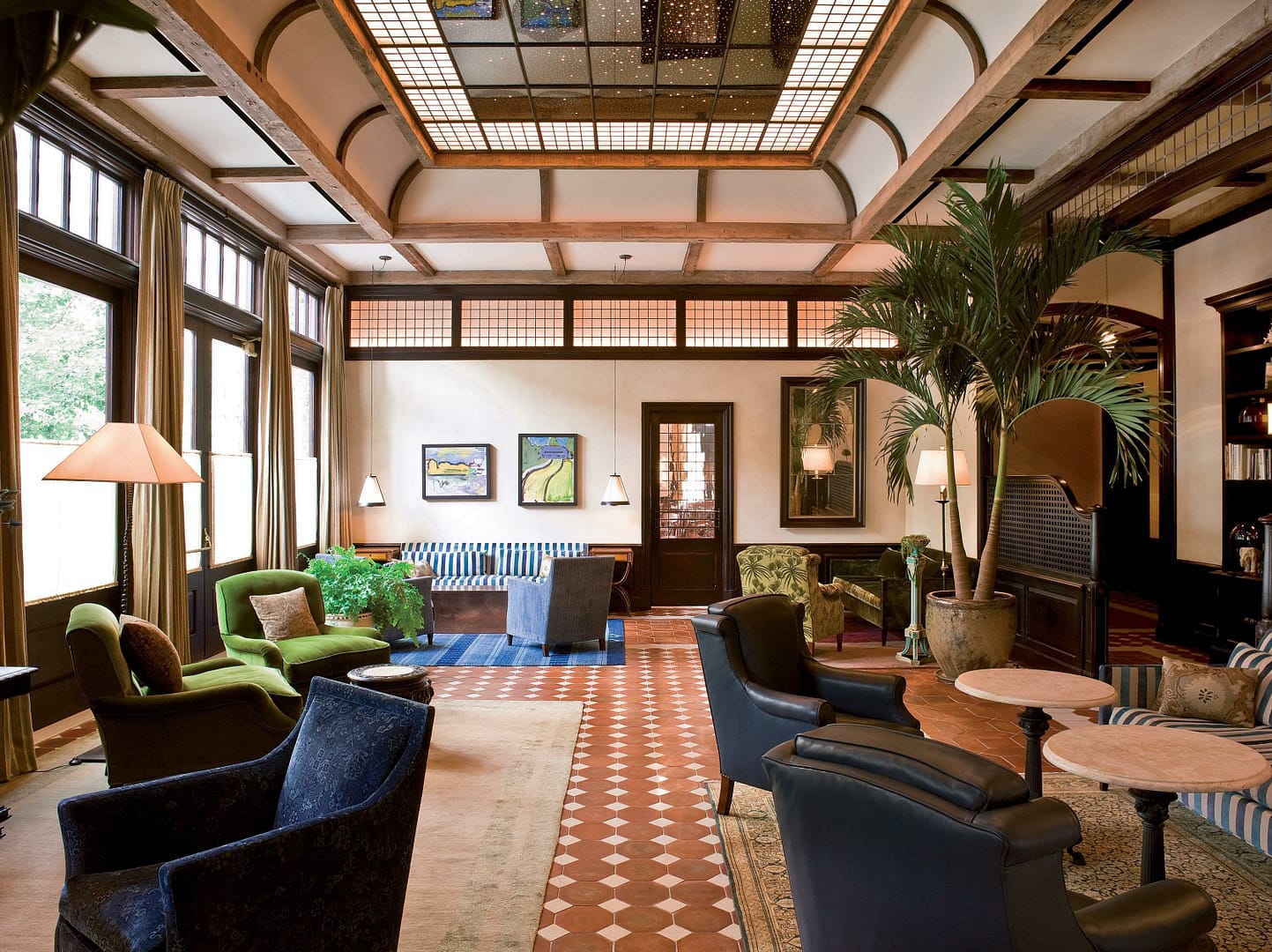 Lobby view of The Greenwich Hotel