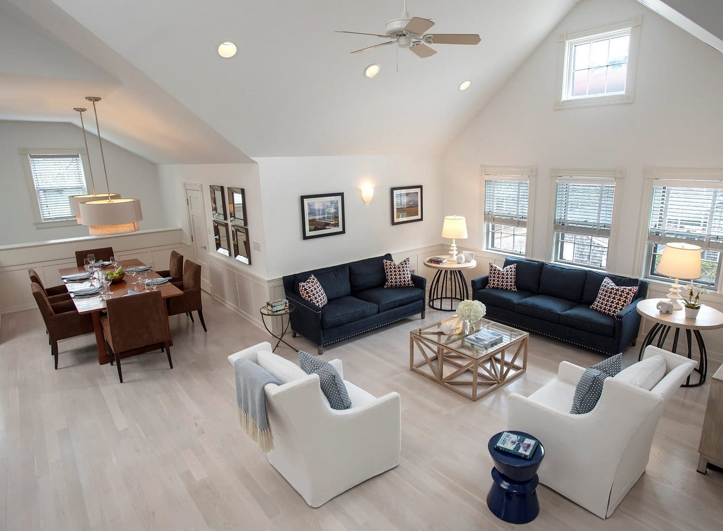 Living room view of White Elephant Nantucket