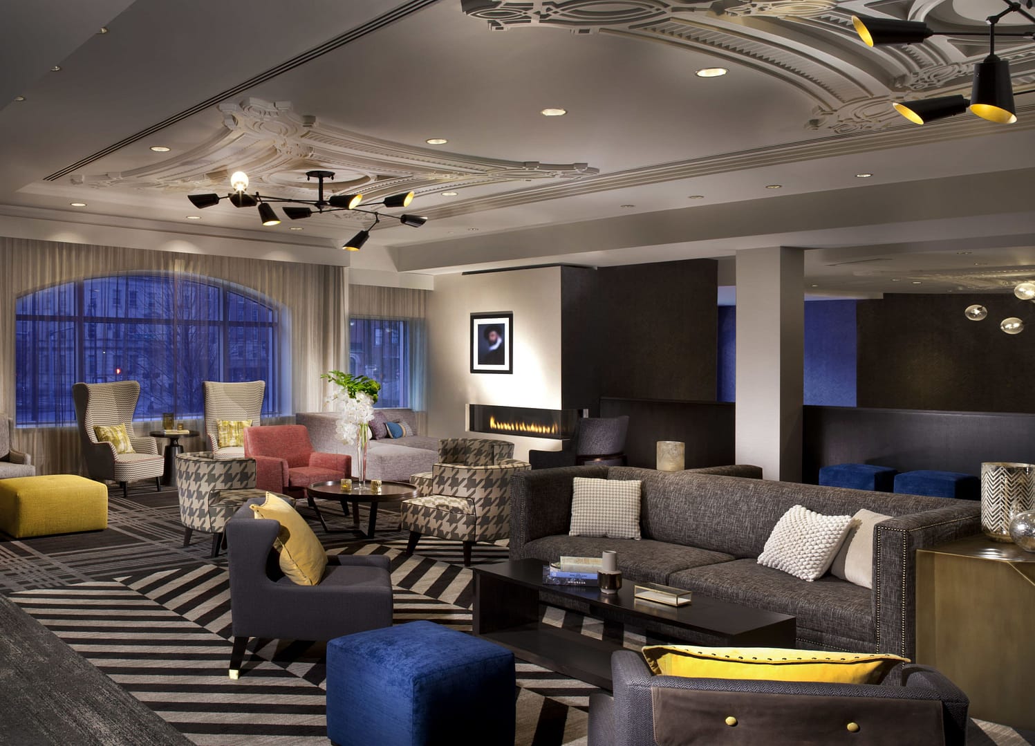 Lounge view of Hotel Commonwealth