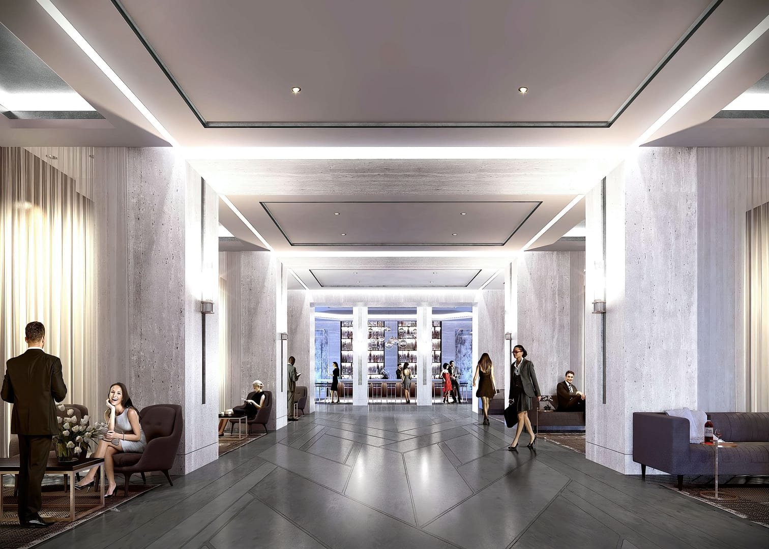 Lobby view of The Jung Hotel & Residences