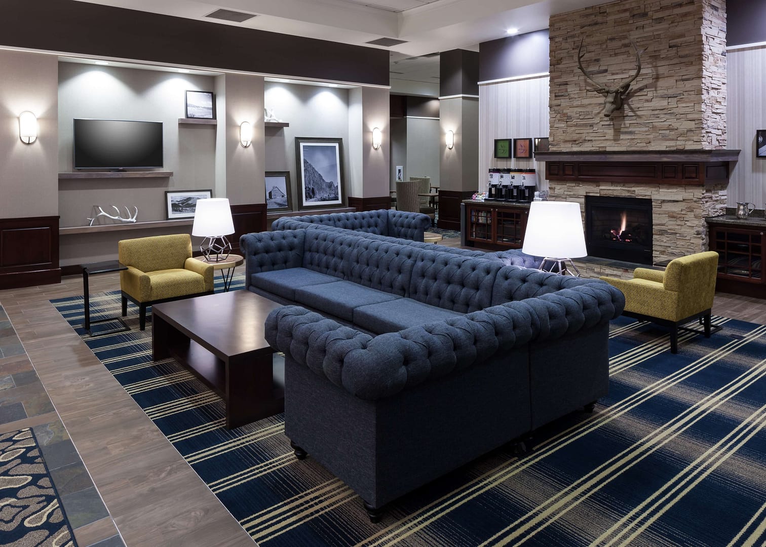 Lounge view of Hampton Inn & Suites Boise-Downtown