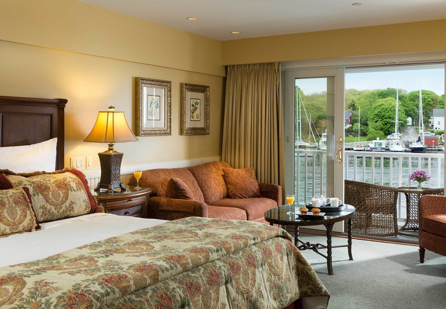 Bedroom view of Grand Harbor Inn