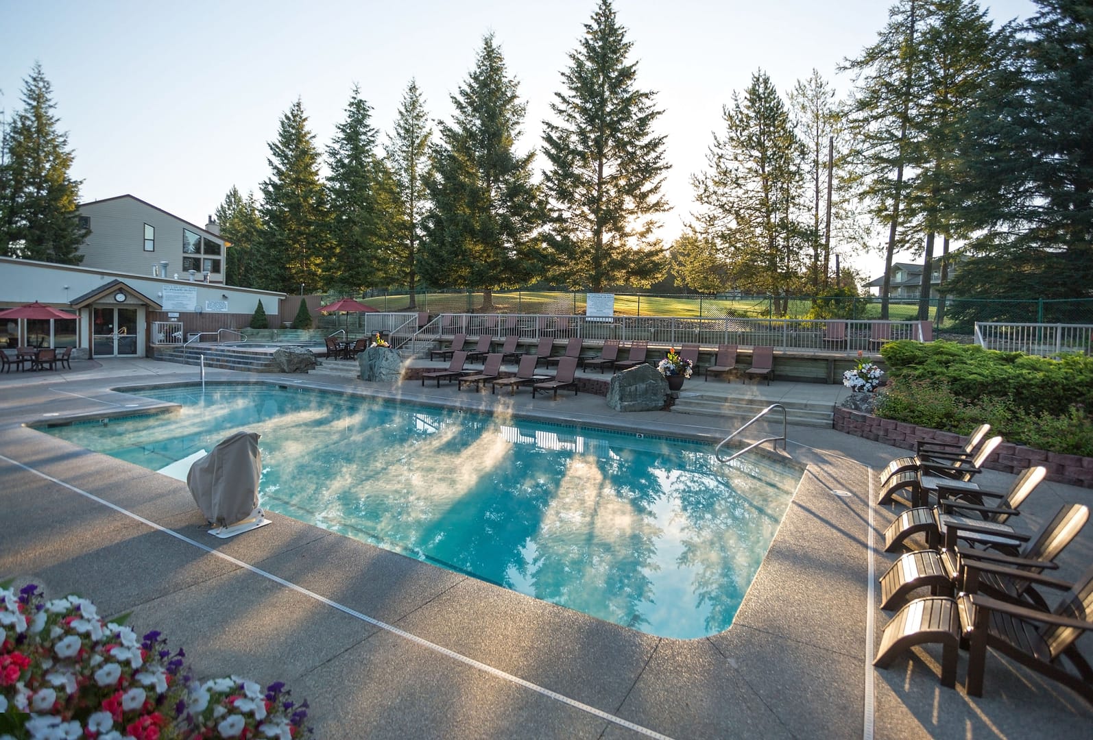 Pool view of Meadow Lake Resort & Condos