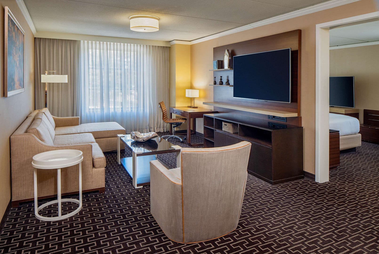 Living room view of Hyatt Regency Greenwich