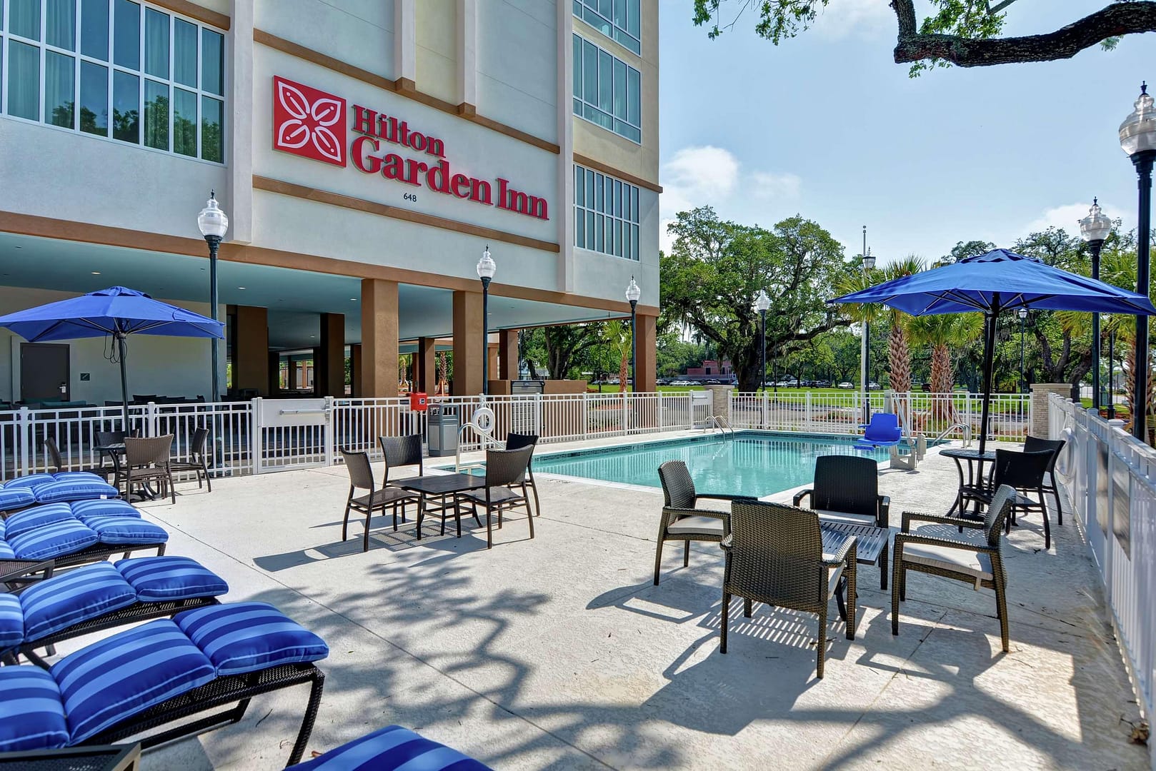 Pool view of Hilton Garden Inn Biloxi