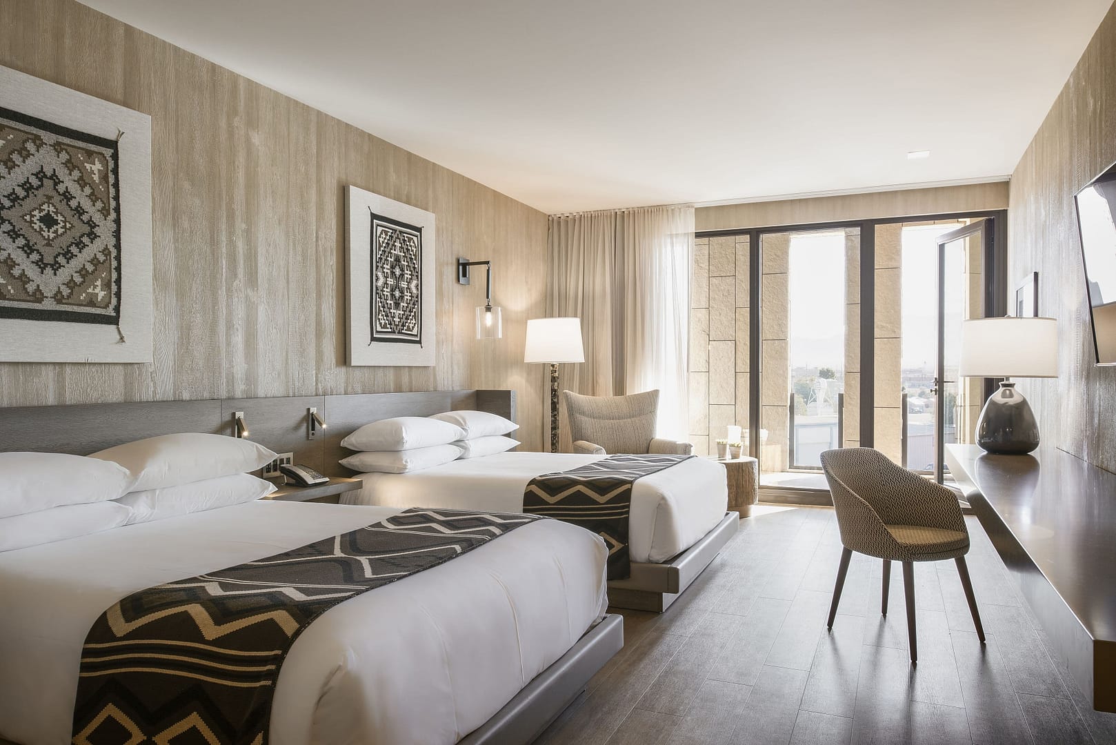 Bedroom view of Hotel Chaco