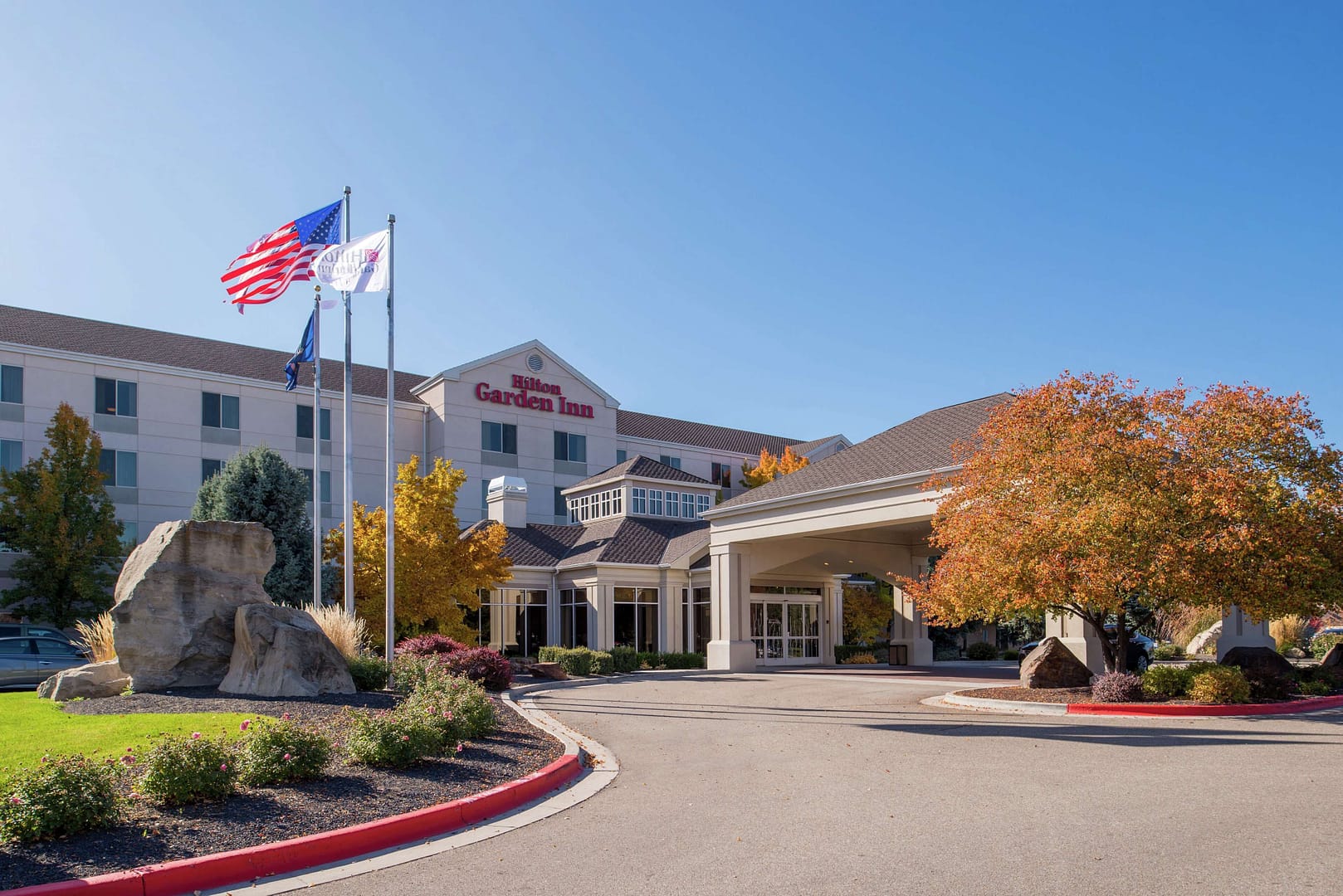 Building view of Hilton Garden Inn Boise Spectrum