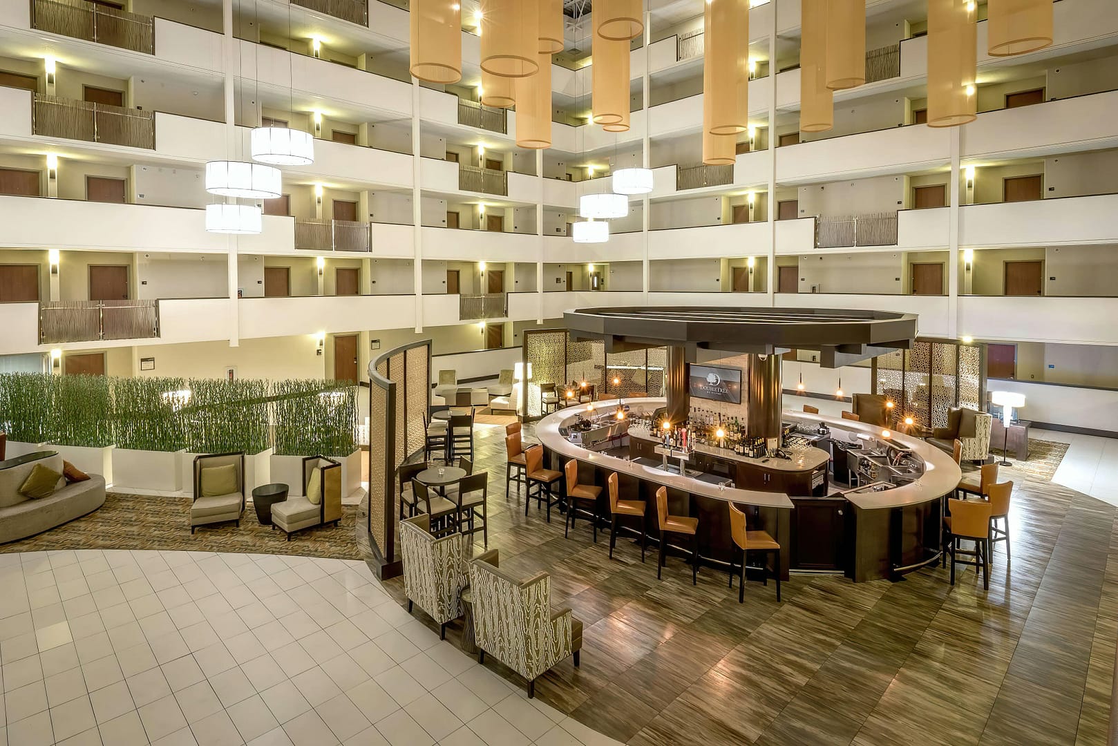 Lobby view of DoubleTree by Hilton Hotel Montgomery Downtown
