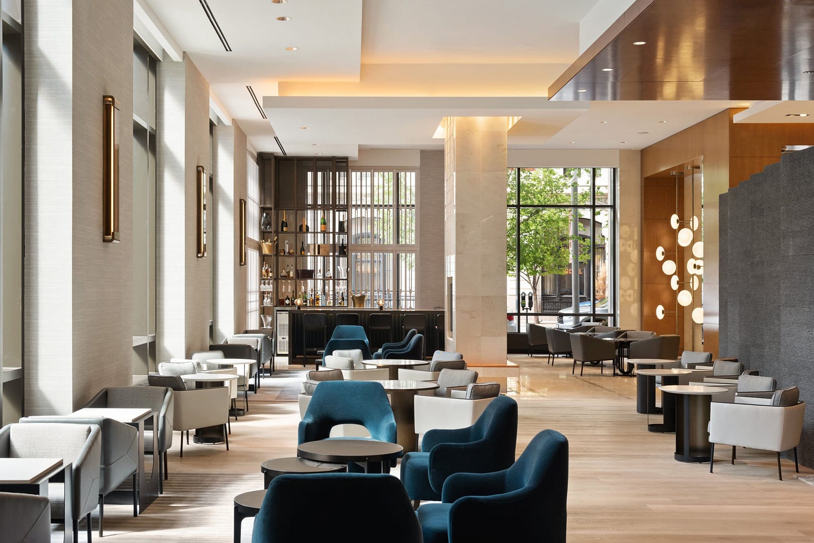 Lobby view of Four Seasons Hotel Denver