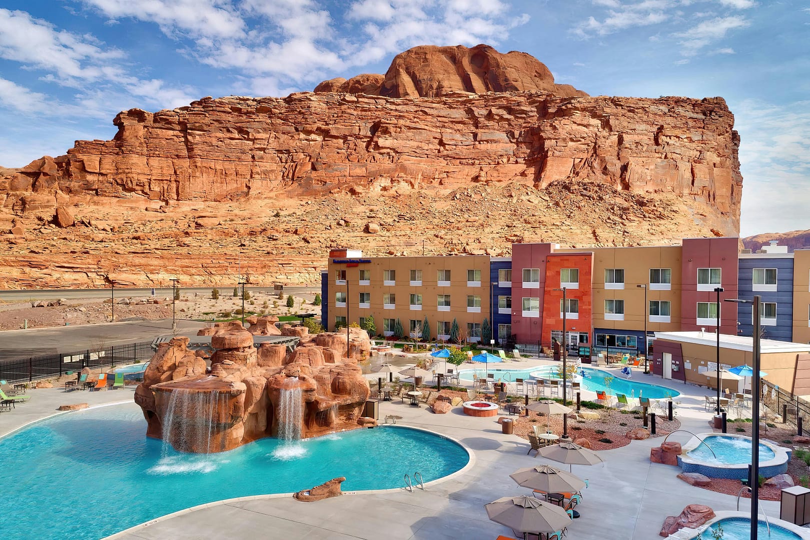 Pool view of Fairfield Inn & Suites Moab