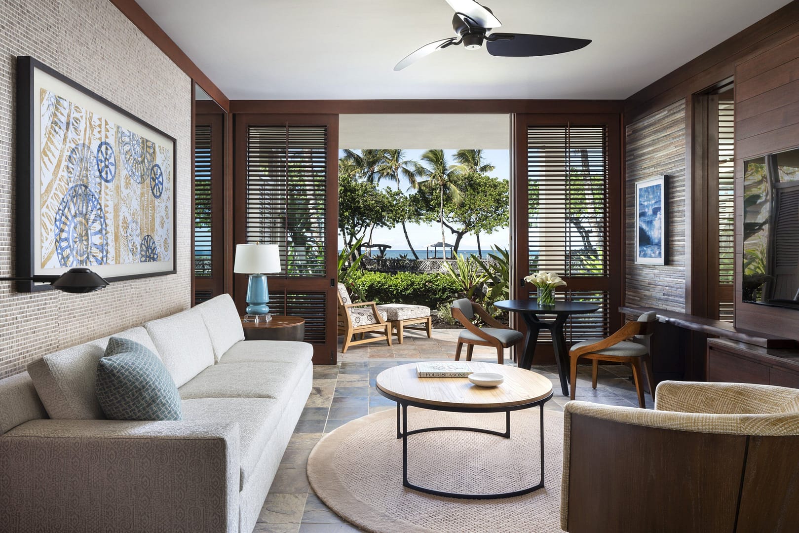 Living room view of Four Seasons Resort Hualalai