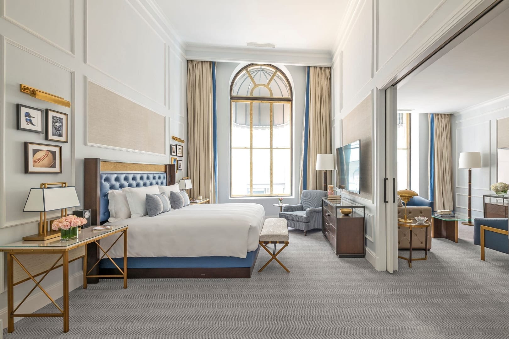 Bedroom view of The Langham, Boston