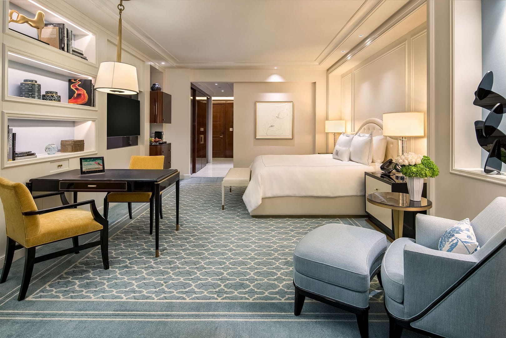 Bedroom view of Waldorf Astoria Beverly Hills