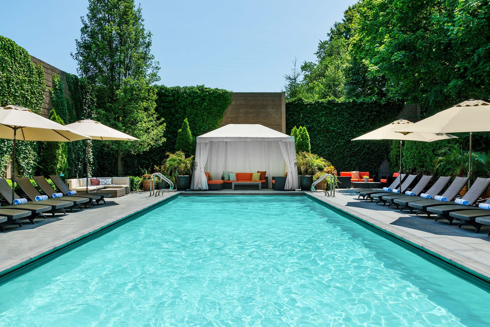 Pool view of The J House Greenwich