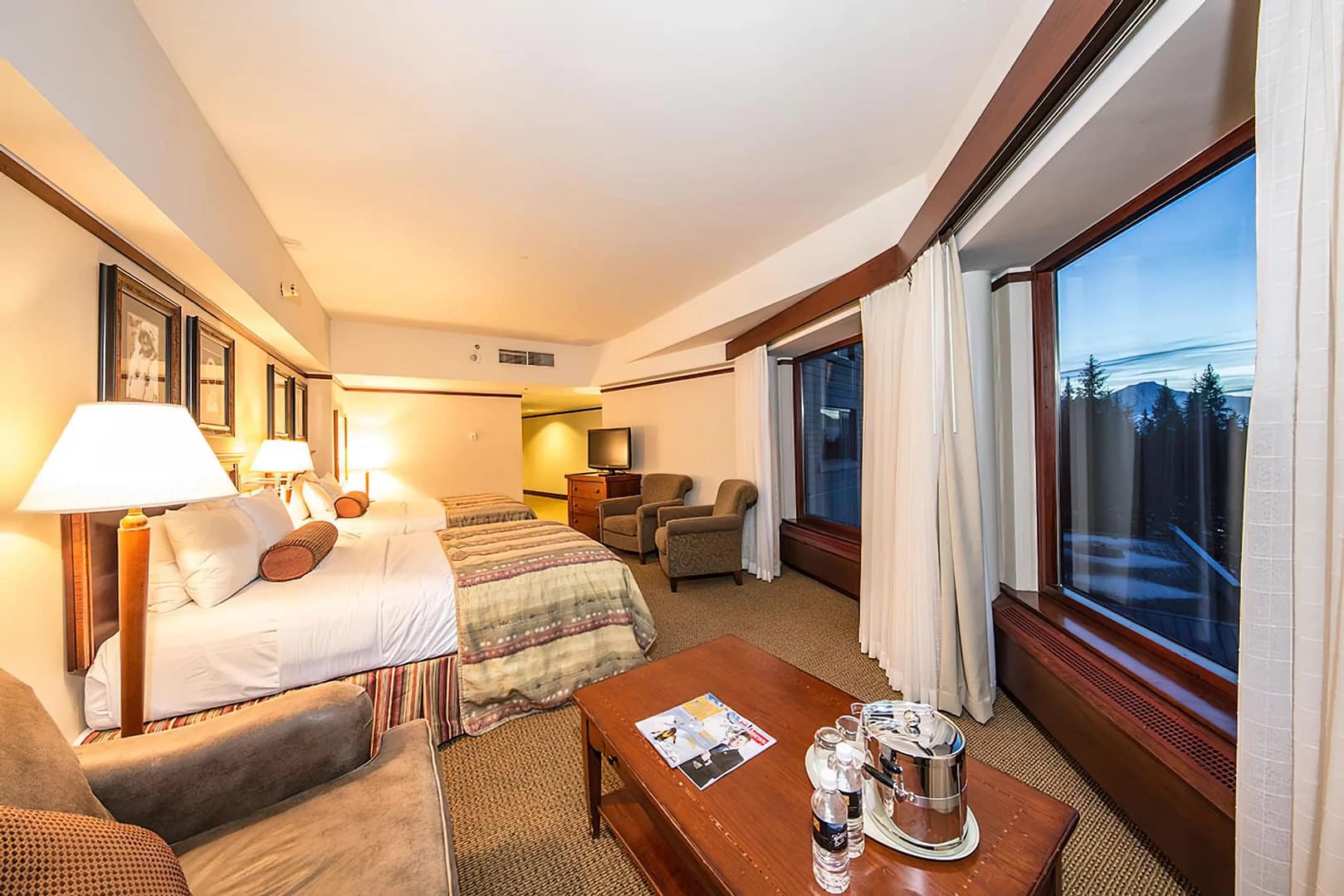 Bedroom view of Alyeska Resort
