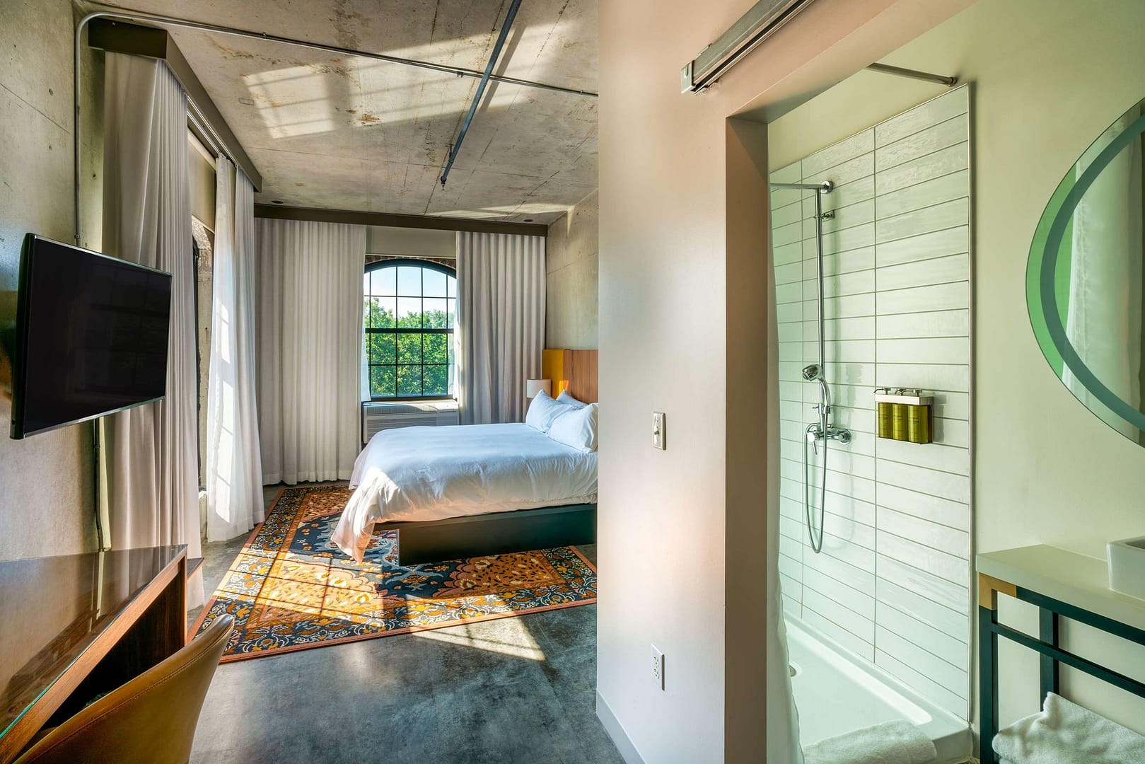 Bedroom view of The LOOM Hotel, Tapestry Collection by Hilton