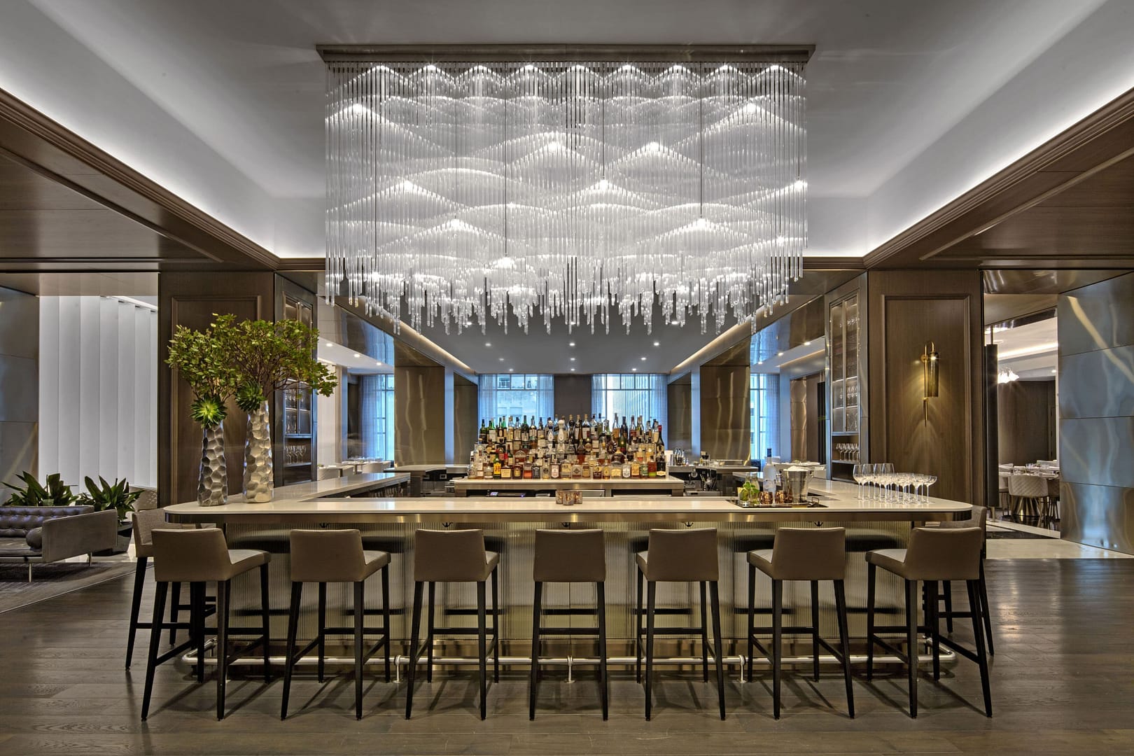 Bar view of Four Seasons Hotel Chicago