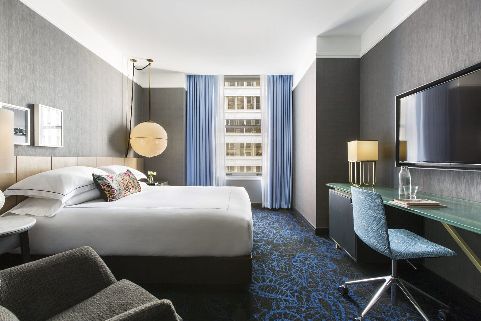Bedroom view of Kimpton Gray Hotel