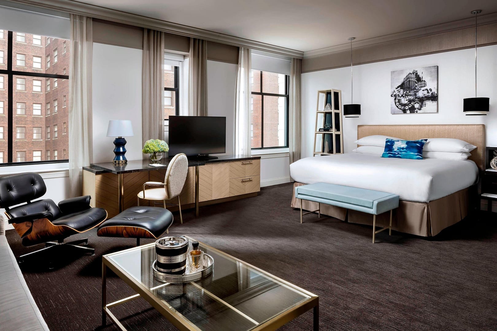 Bedroom view of The Blackstone, Autograph Collection
