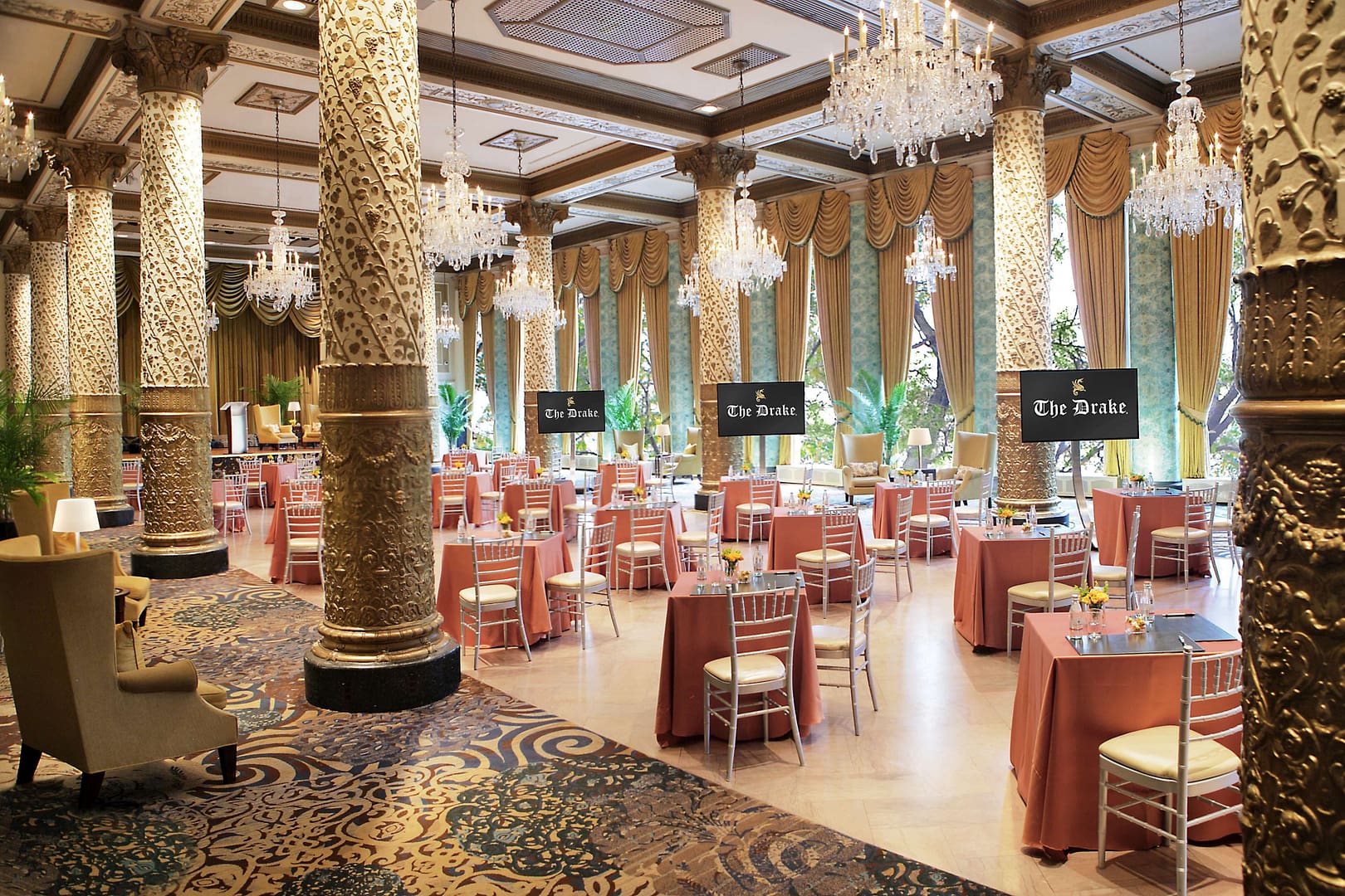 Restaurant view of The Drake