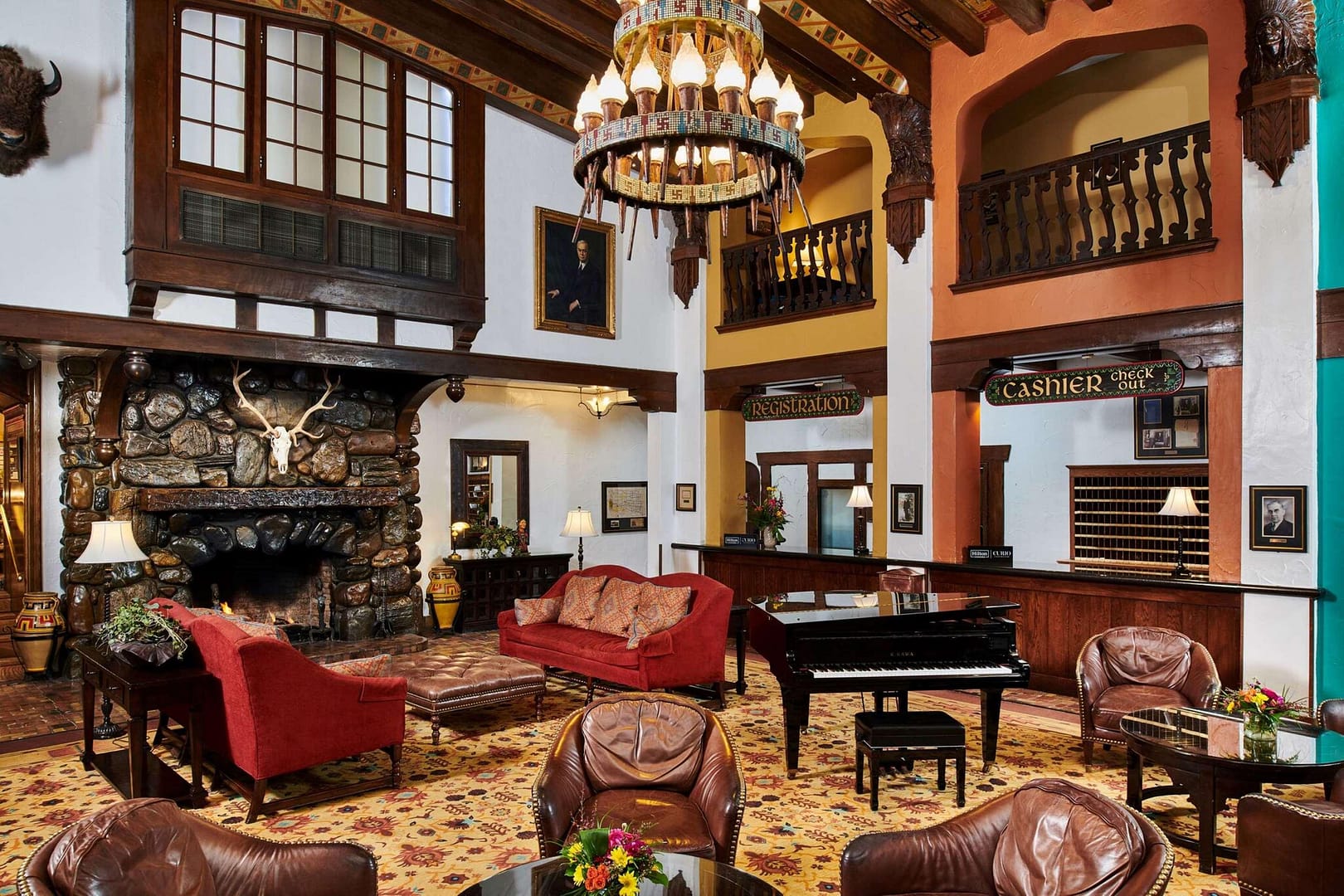 Lounge view of Hotel Alex Johnson Rapid City, Curio Collection by Hilton