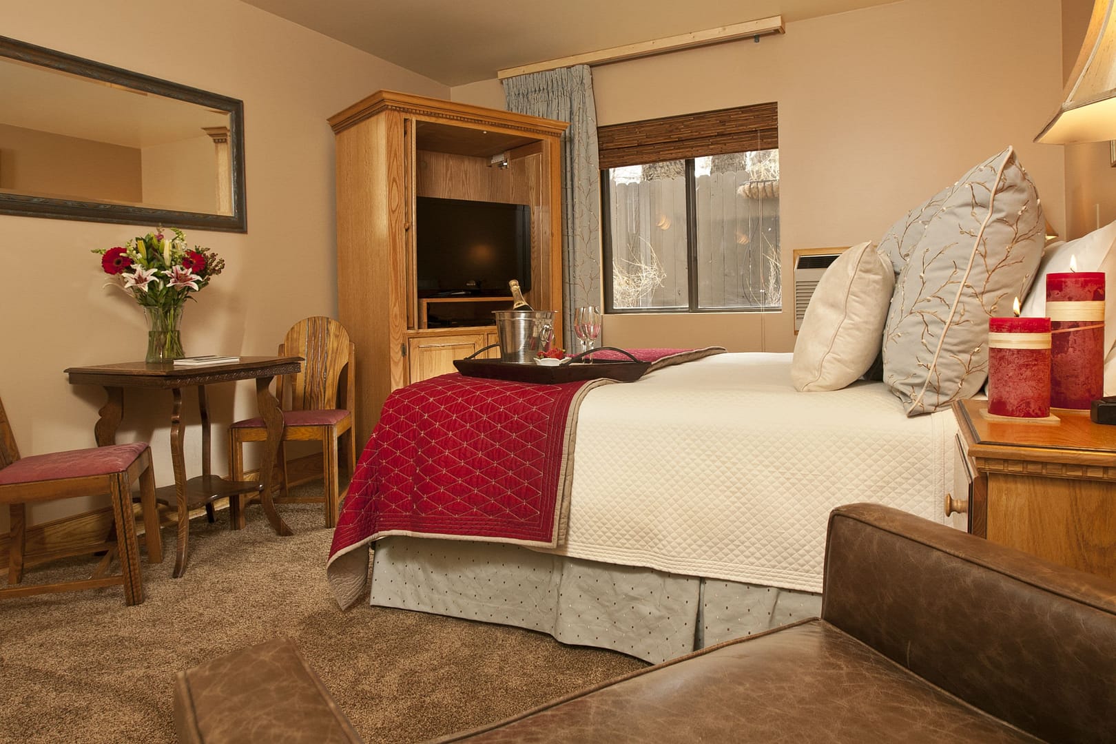Bedroom view of Inn on the Creek
