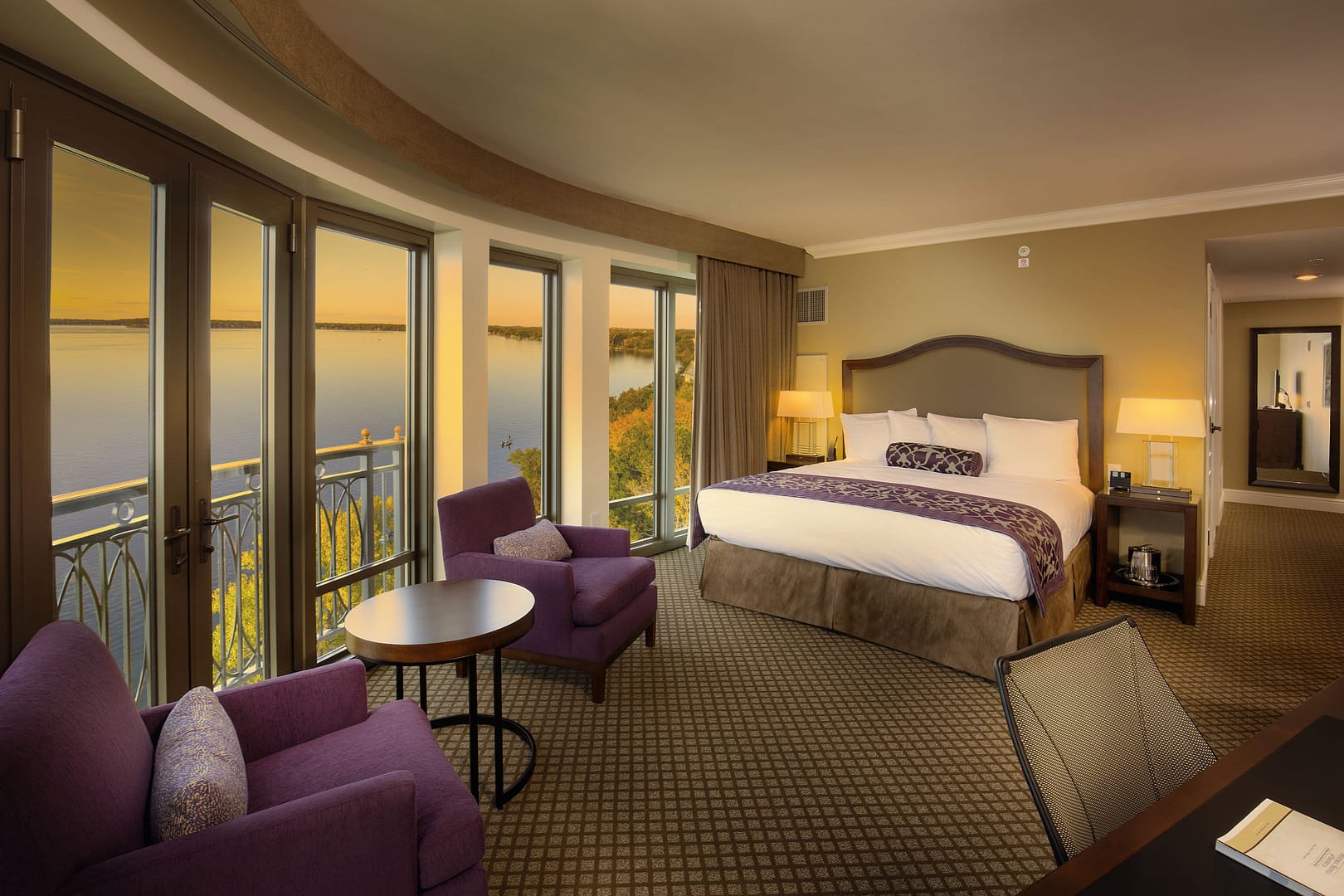 Bedroom view of The Edgewater