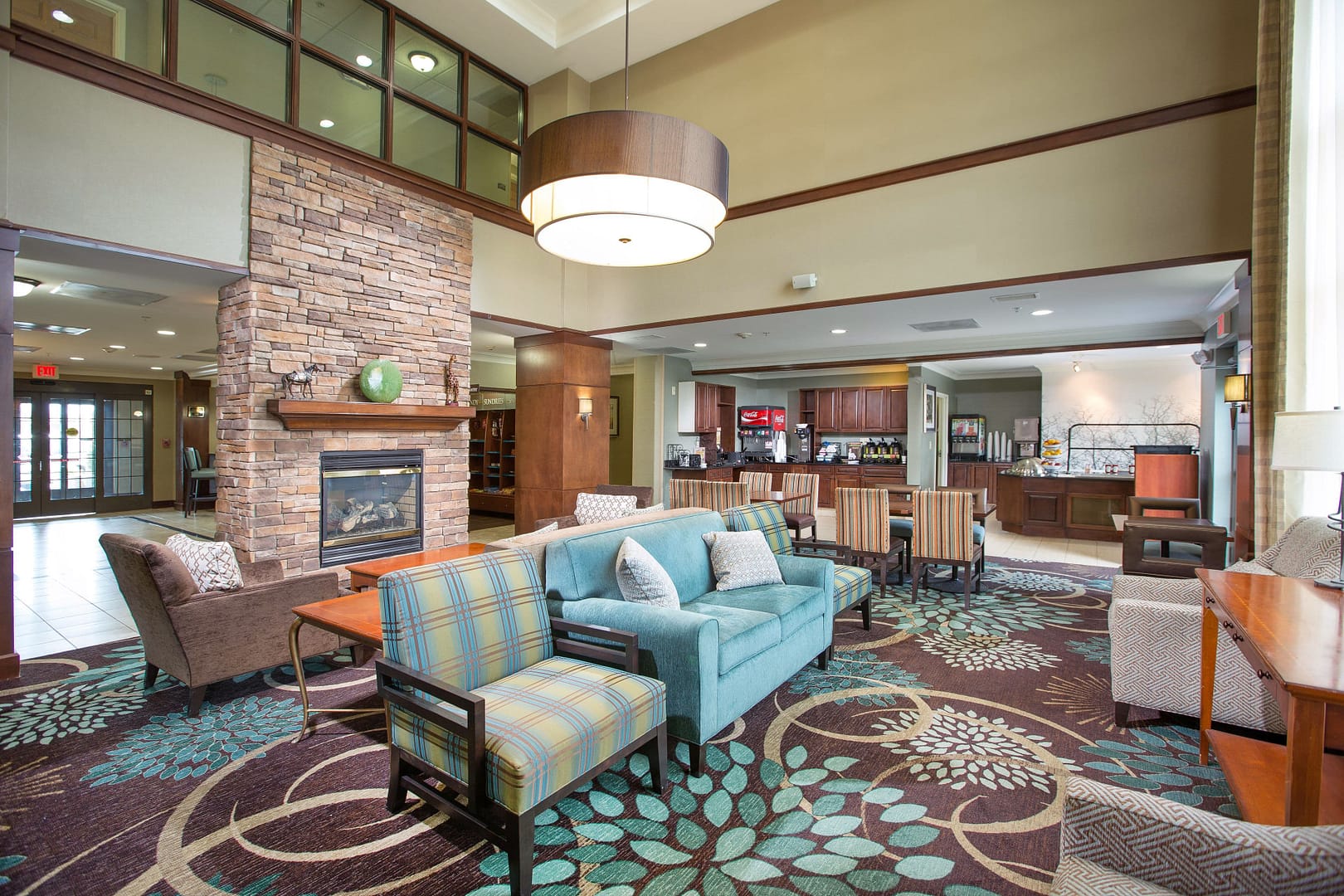 Lobby view of Staybridge Suites Augusta