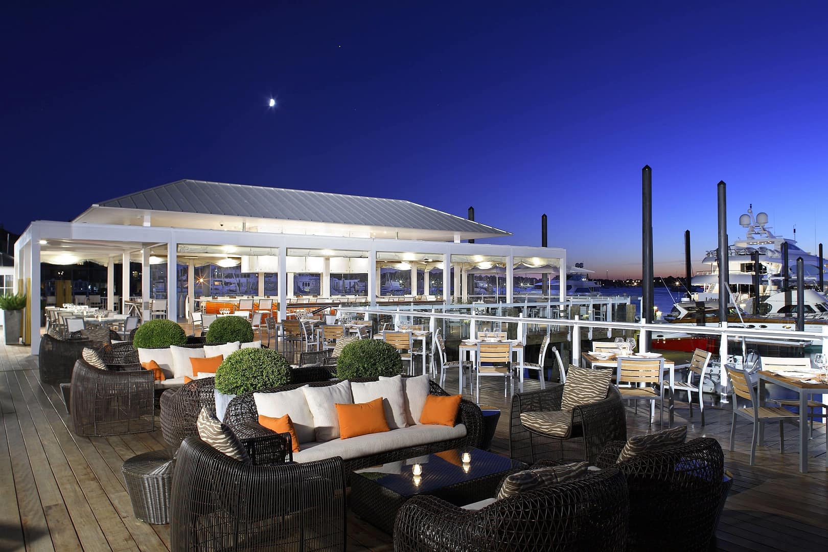 Restaurant view of Forty 1° North