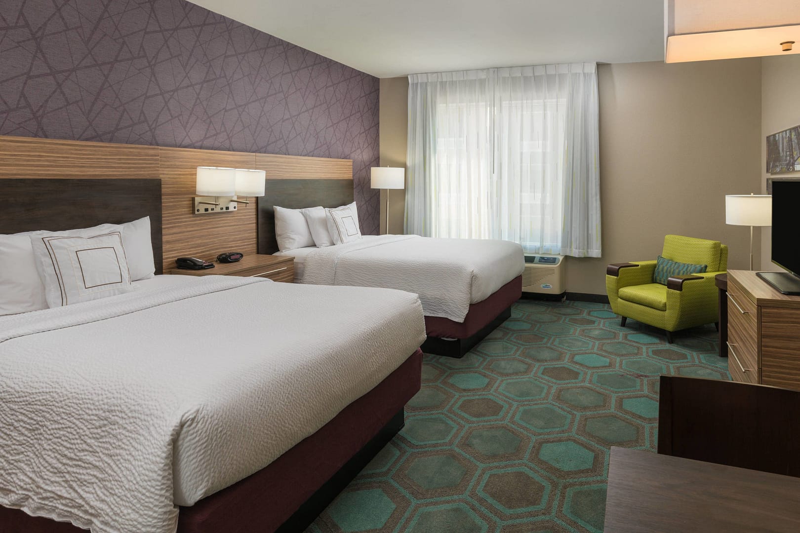Bedroom view of TownePlace Suites by Marriott Chicago