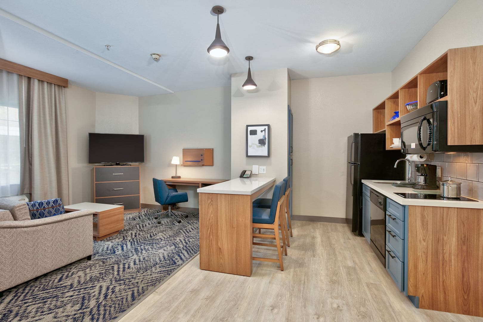 Kitchen view of Candlewood Suites Idaho Falls