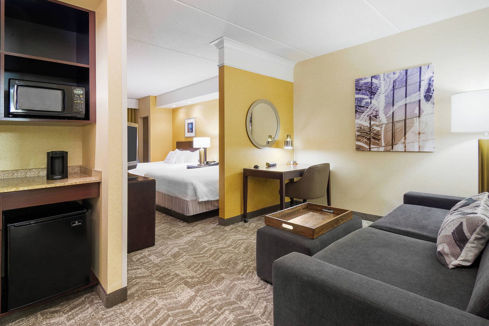 Living room view of SpringHill Suites by Marriott Wheeling Triadelphia Area