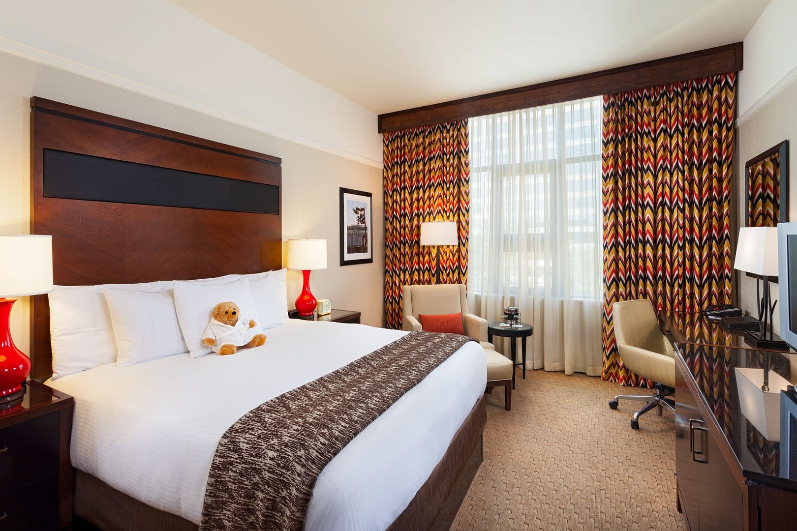 Bedroom view of Hotel 43