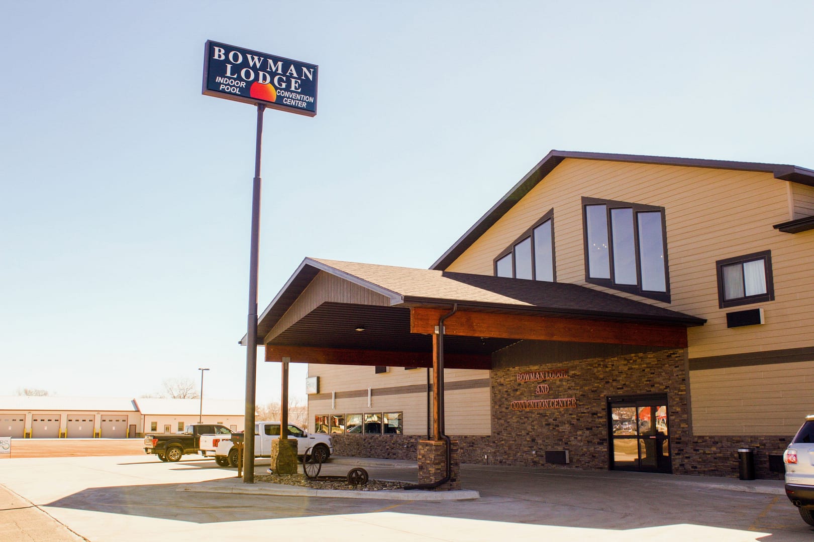 Building view of Bowman Lodge & Convention Center