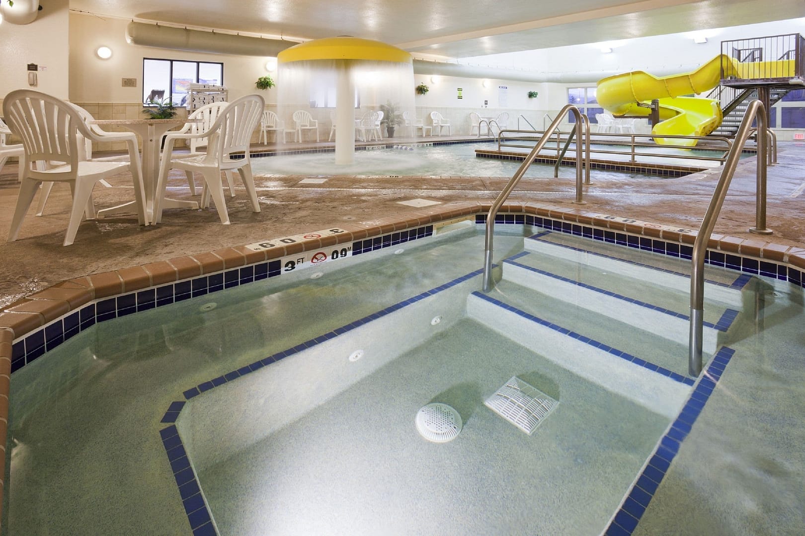 Pool view of Expressway Suites Fargo