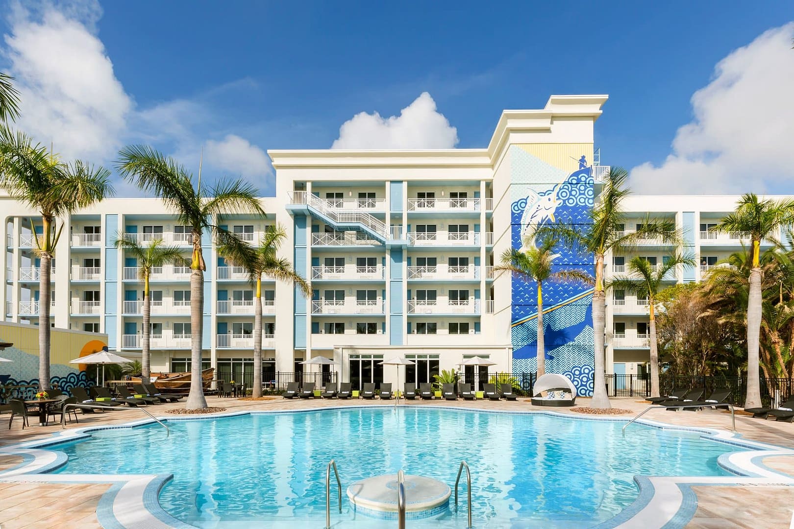 Pool view at 24 North Hotel